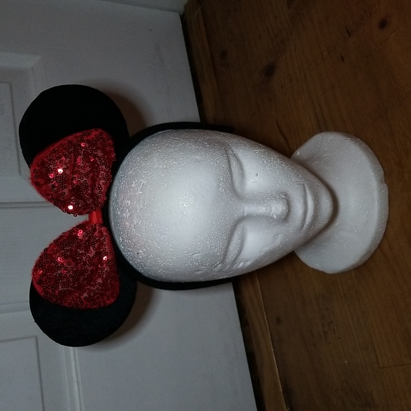 MOUSE EAR BLING LOT OF 7 HIGH QUALITY MOUSE EAR THEMED HAIR CLIPS BOWS SEQUINS - Picture 12 of 12